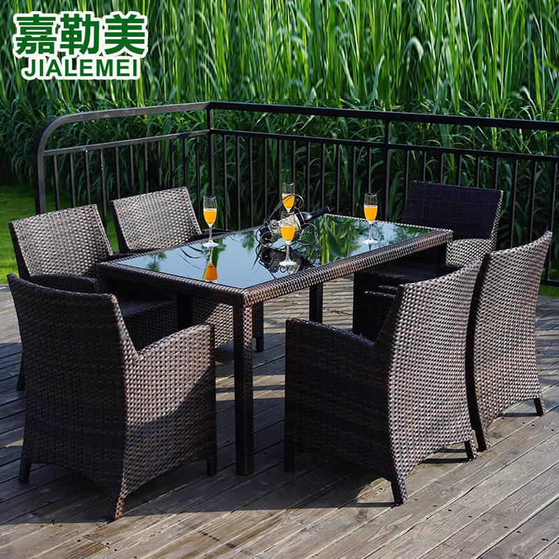 嘉勒美戶(hù)外桌椅休閑藤椅組合茶幾 好評(píng)好店